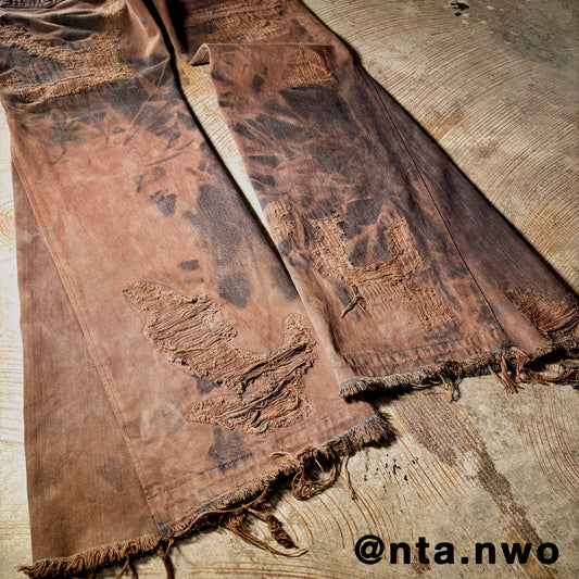 fractured denim