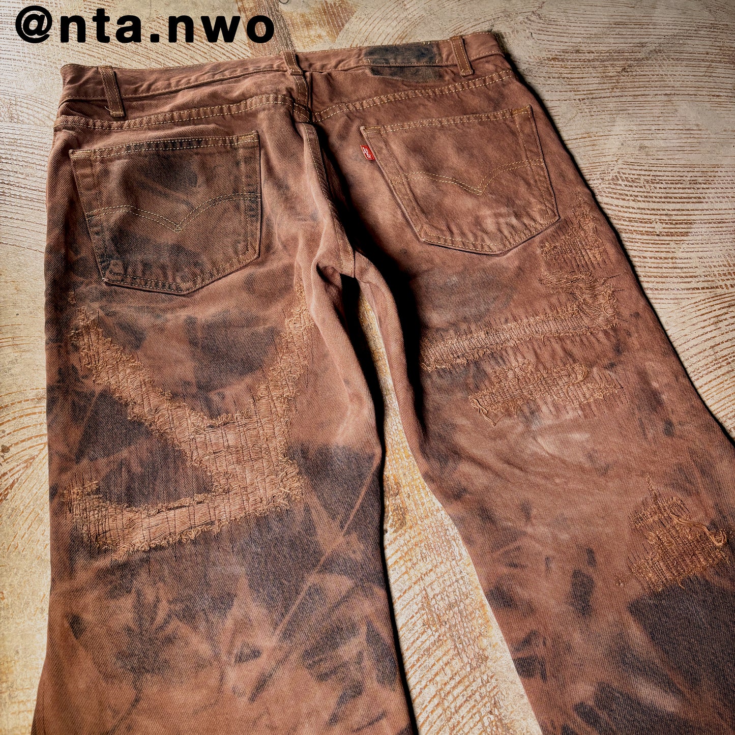fractured denim