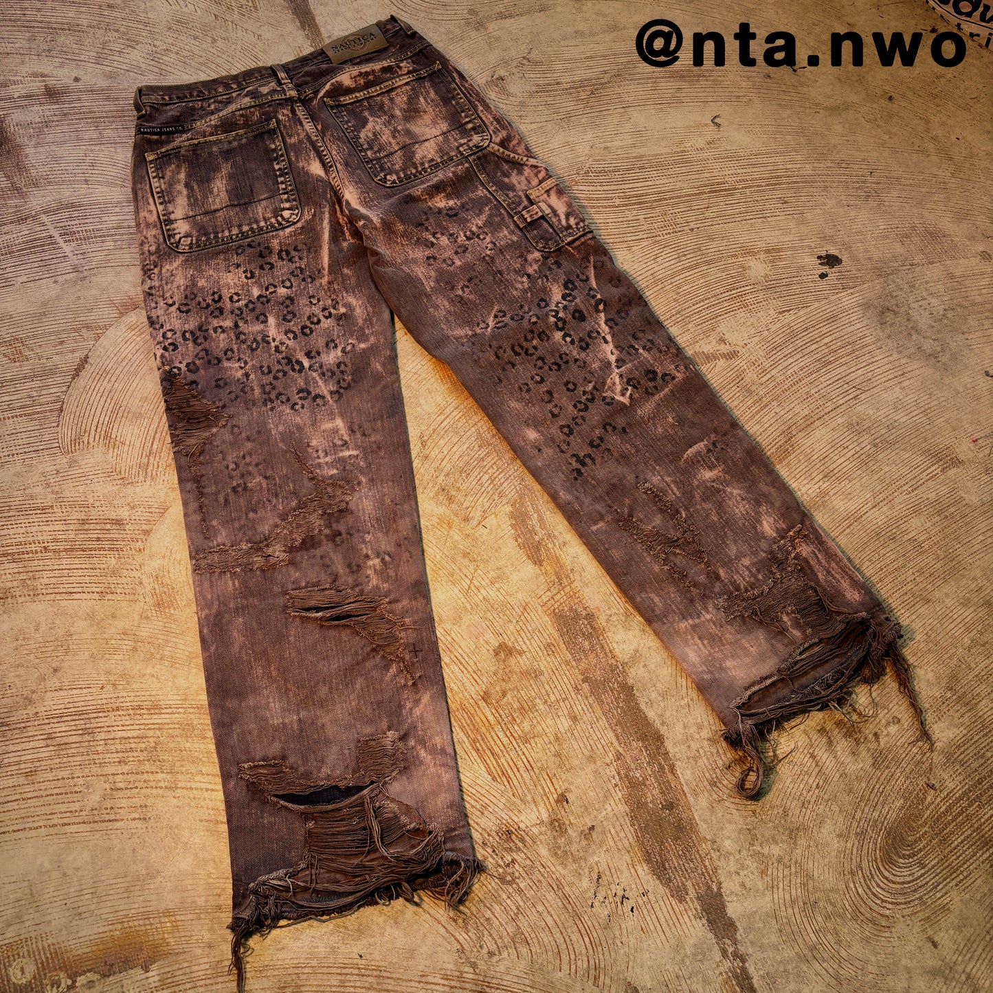 snow leopard denim