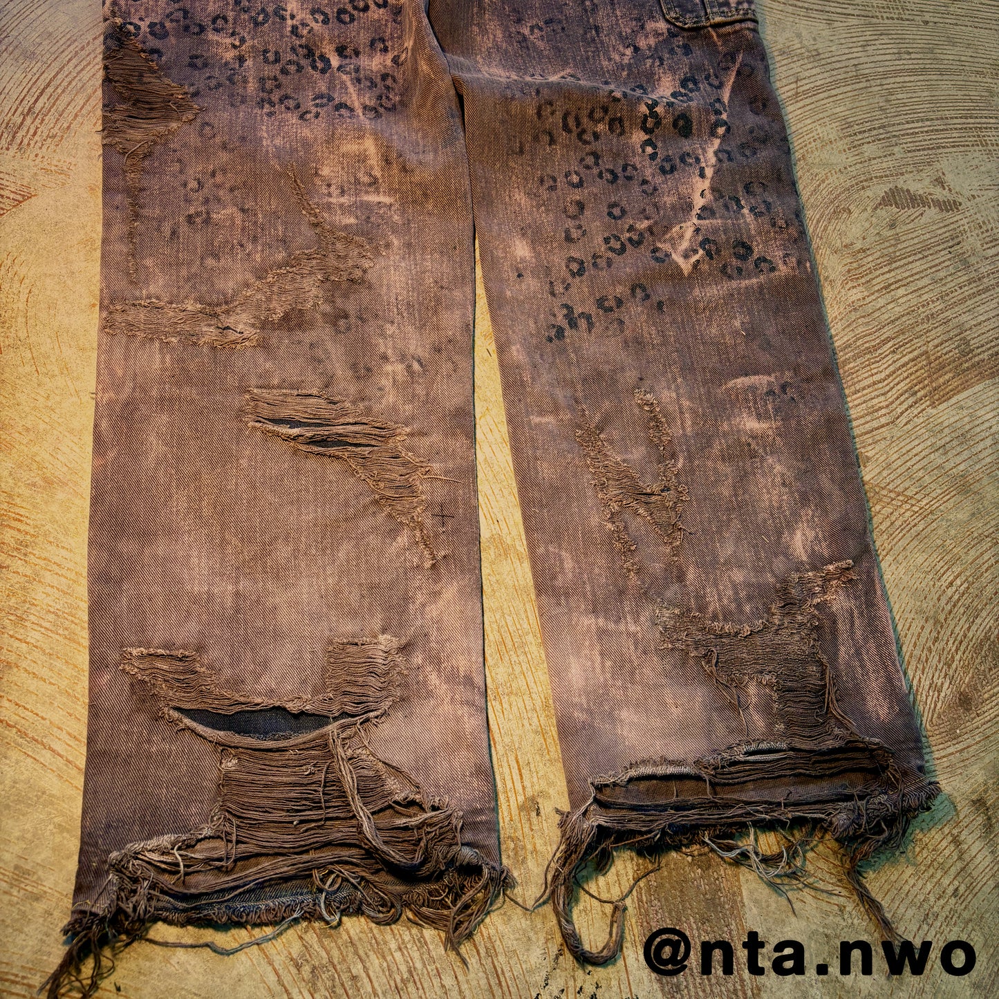 snow leopard denim