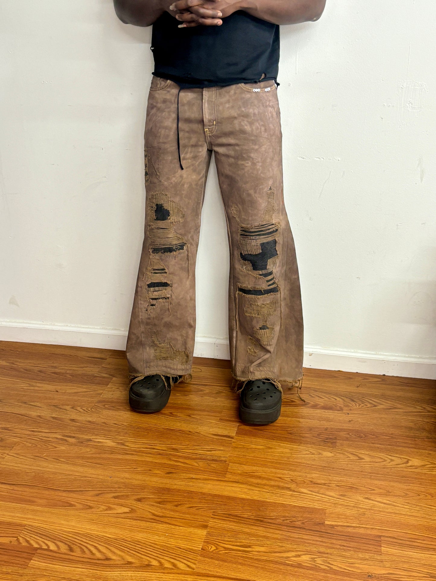 digistressed denim