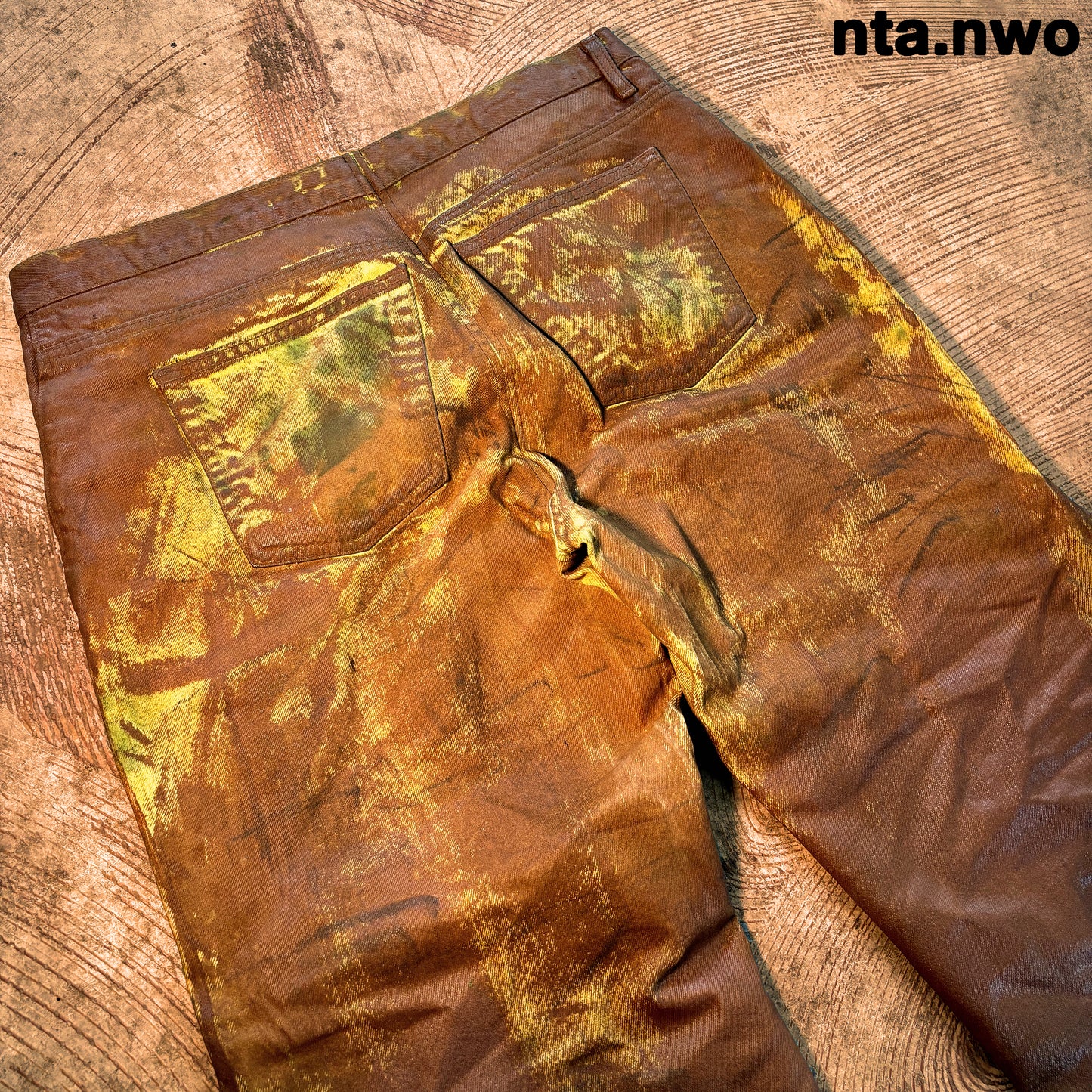 suspicious banana fedi denim