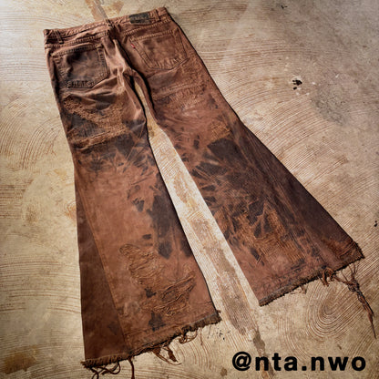 fractured denim