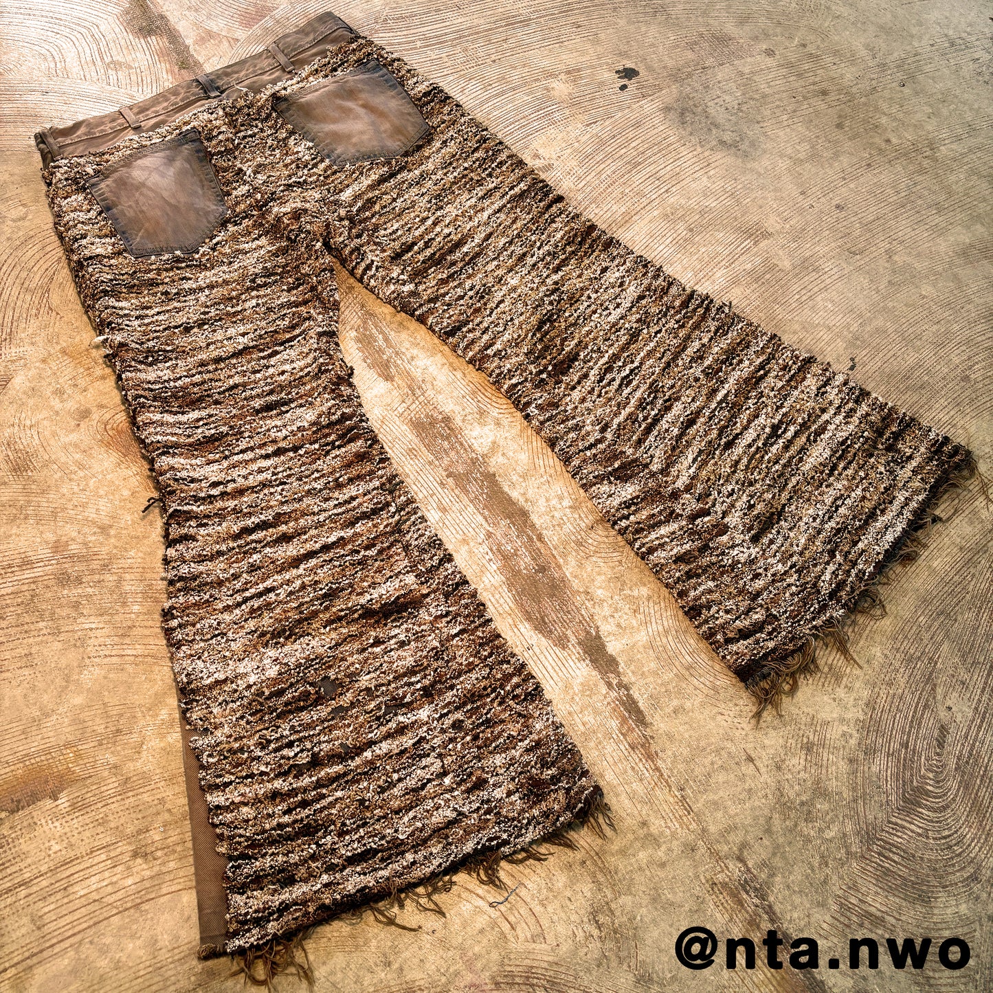 tufted denim (not actually tufted)