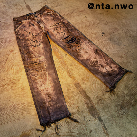 snow leopard denim