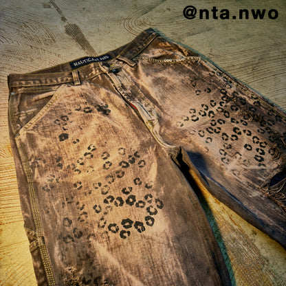 snow leopard denim