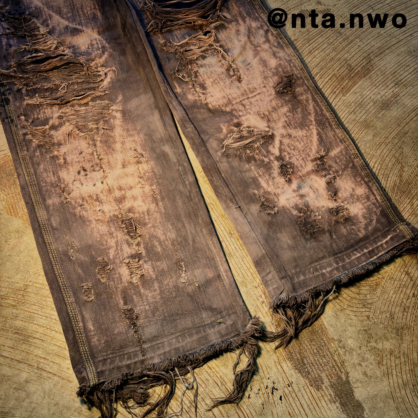 snow leopard denim
