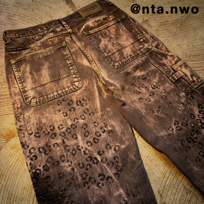 snow leopard denim