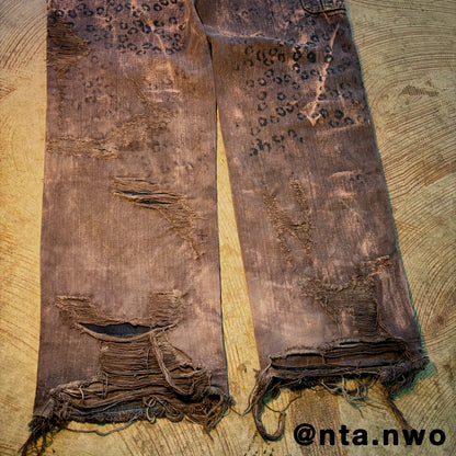 snow leopard denim