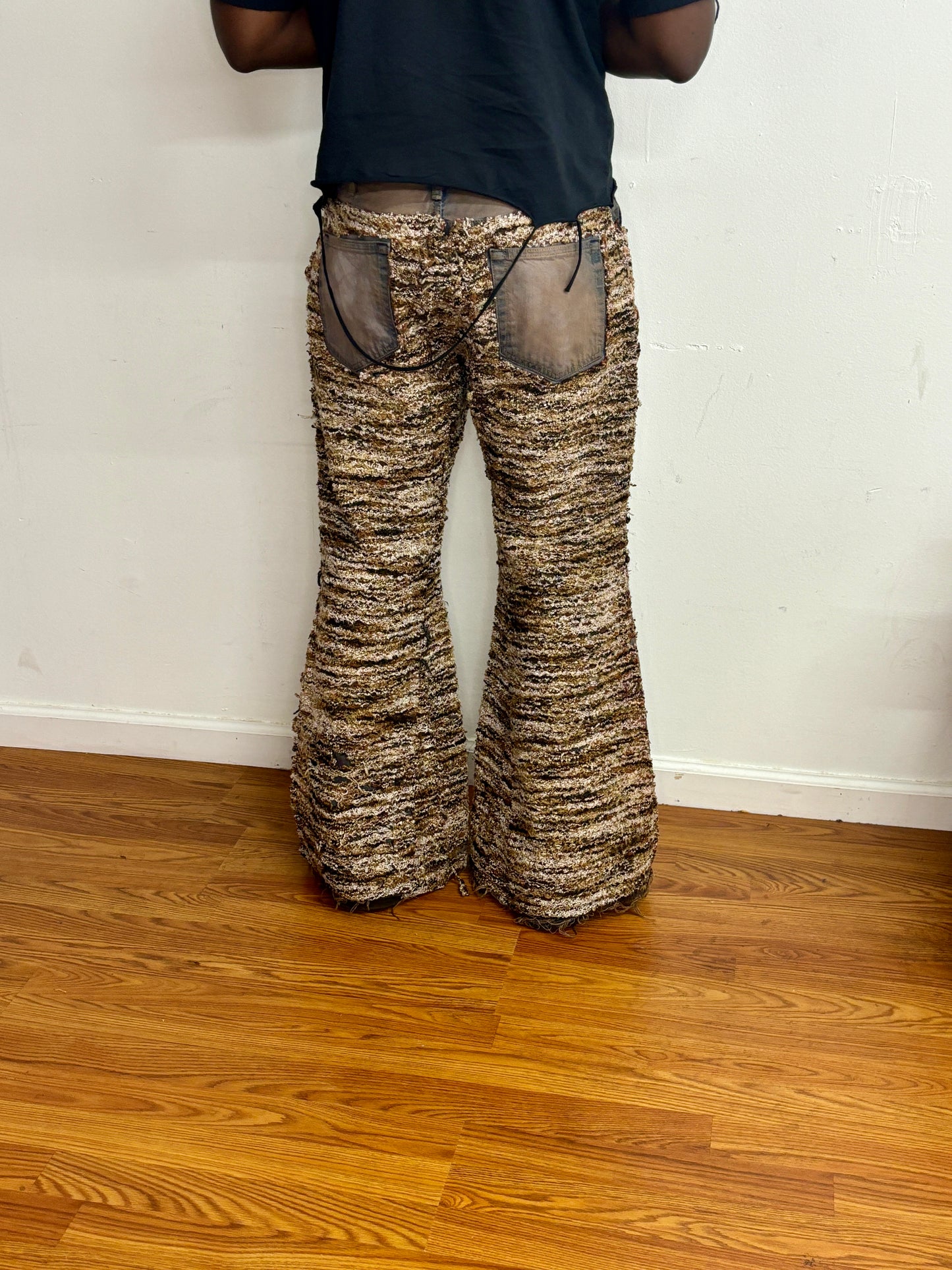 tufted denim (not actually tufted)