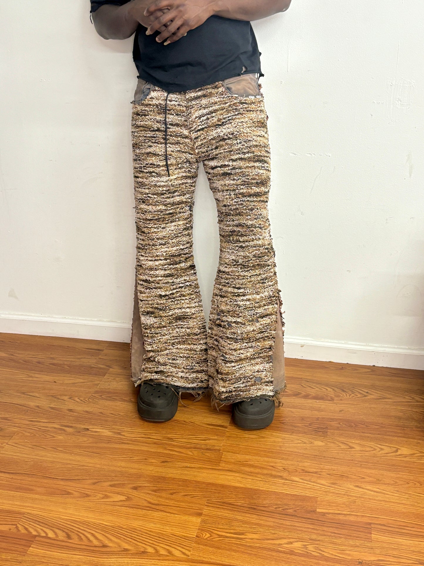 tufted denim (not actually tufted)