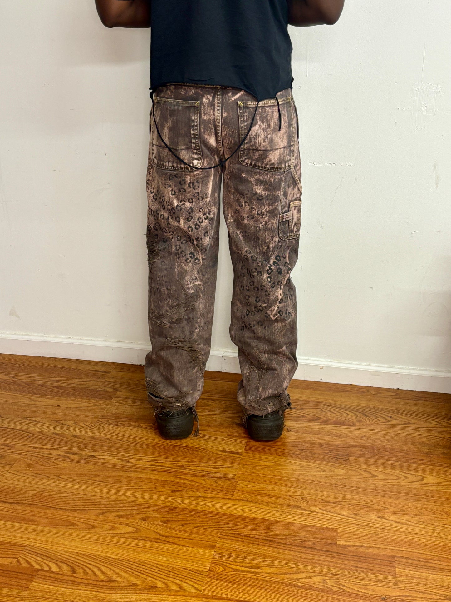 snow leopard denim