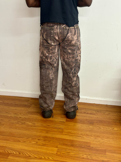 snow leopard denim
