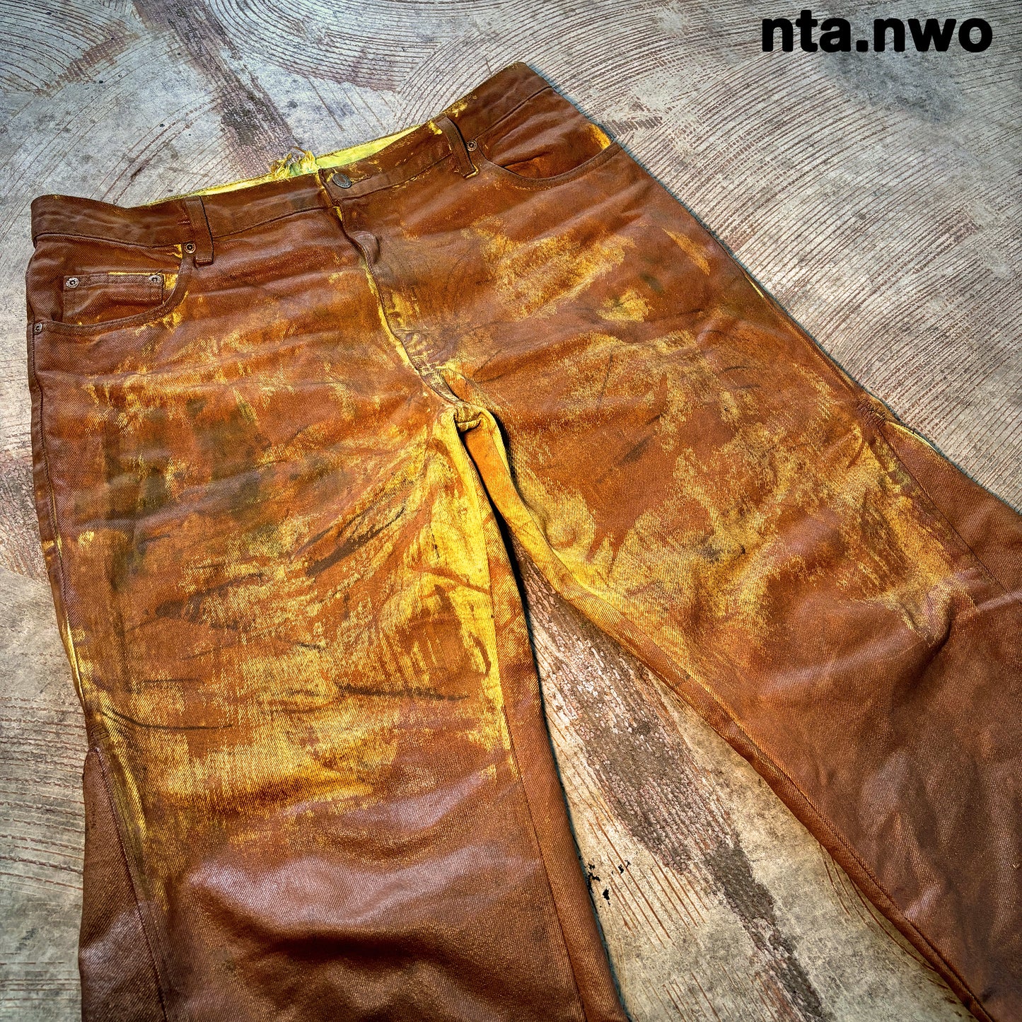 suspicious banana fedi denim